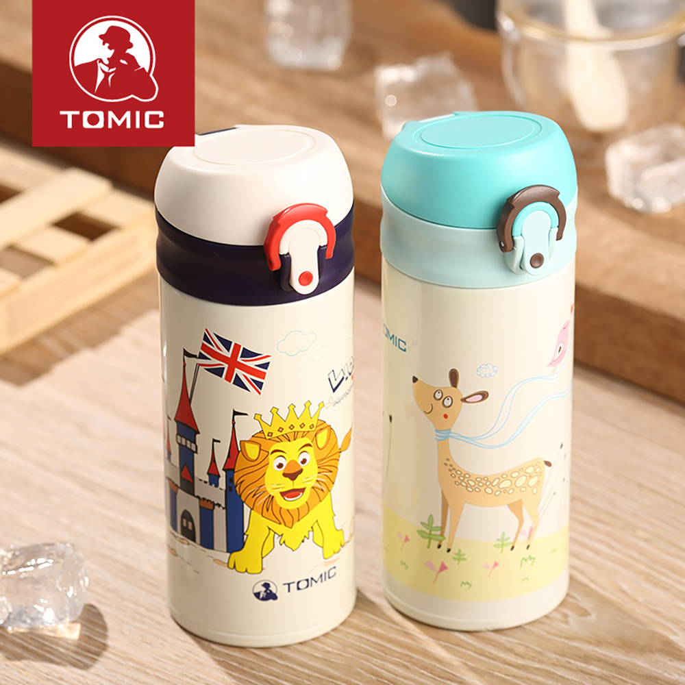 特美刻(tomic 儿童保温保冷杯1bbs1225 小鹿绿 350ml