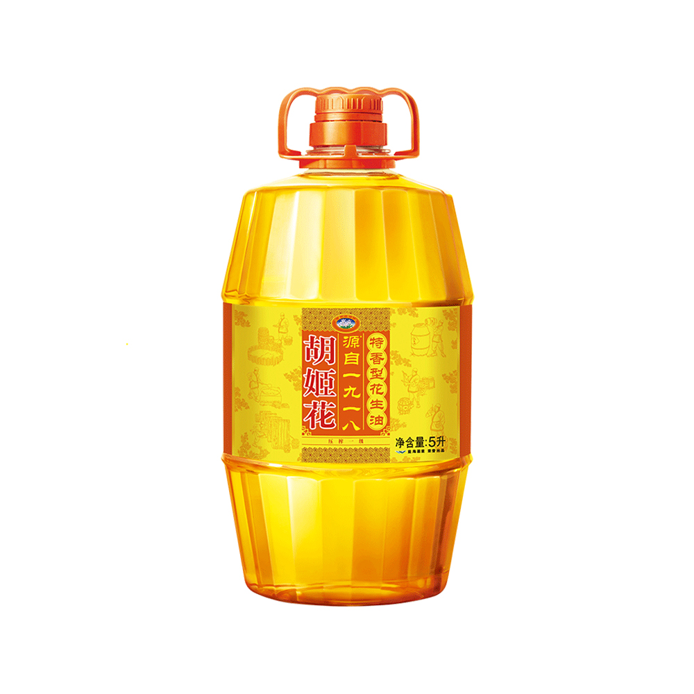 胡姬花 物理压榨特香型花生油5l