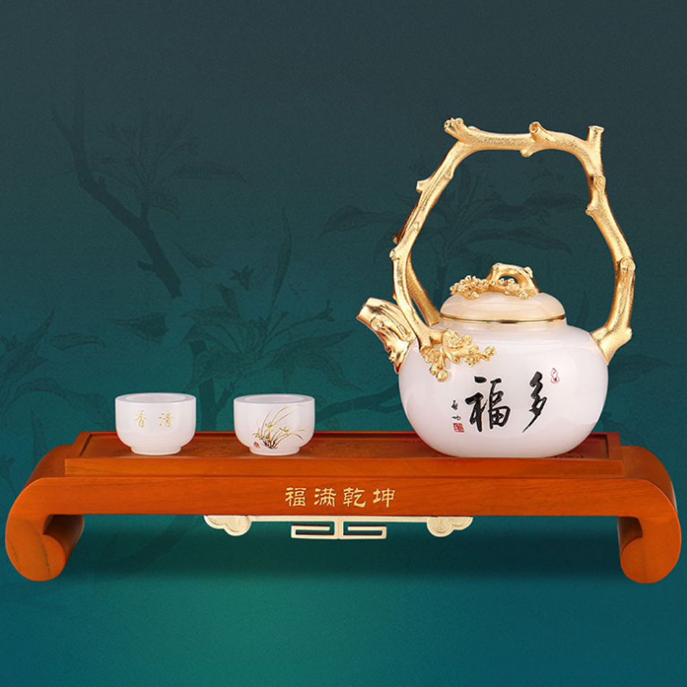金鼎盛 提梁壶 福满乾坤摆件ds-ch001