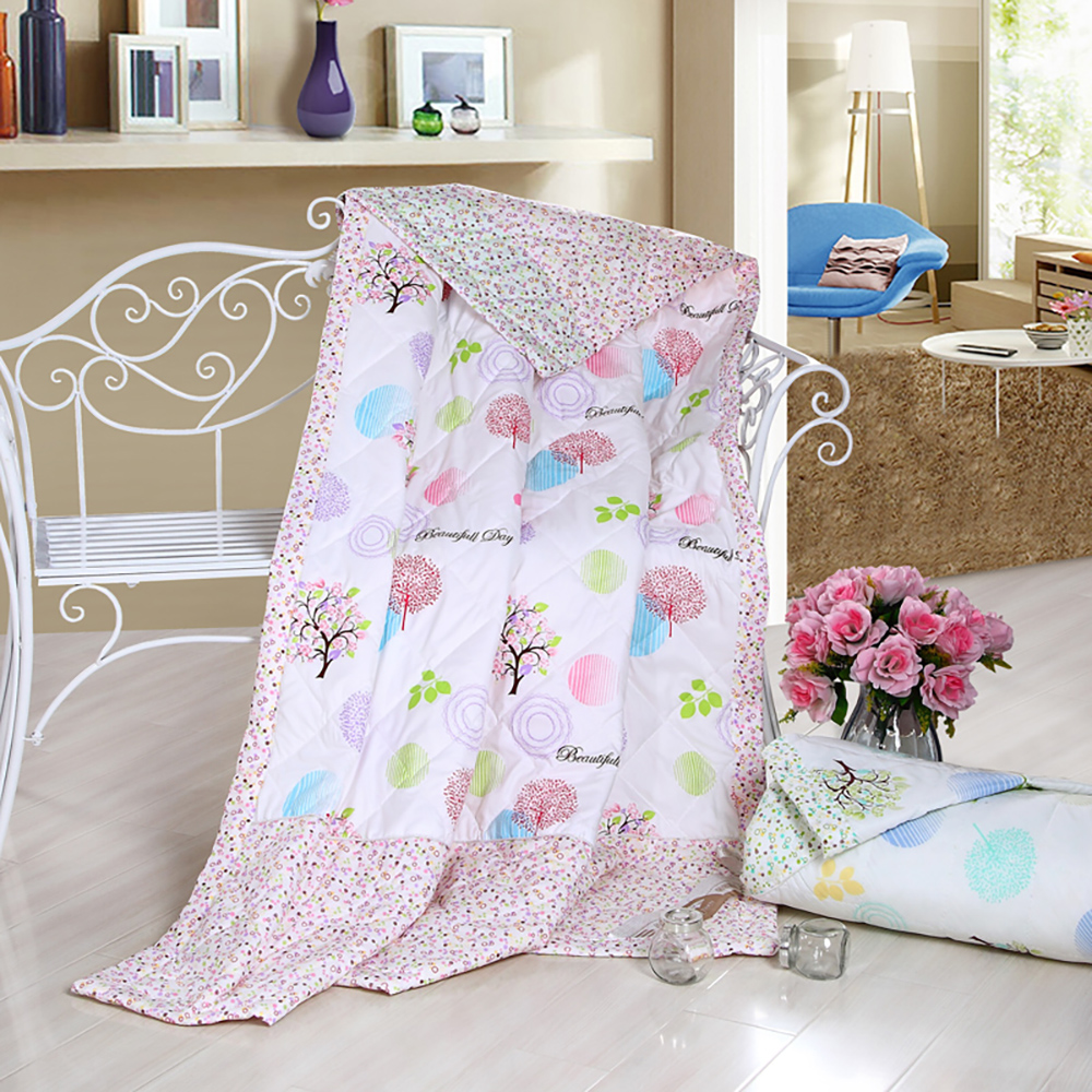 被子 >天琴 健康爽肤被 150*200cm 花色随机发货  贴身舒爽柔软透气