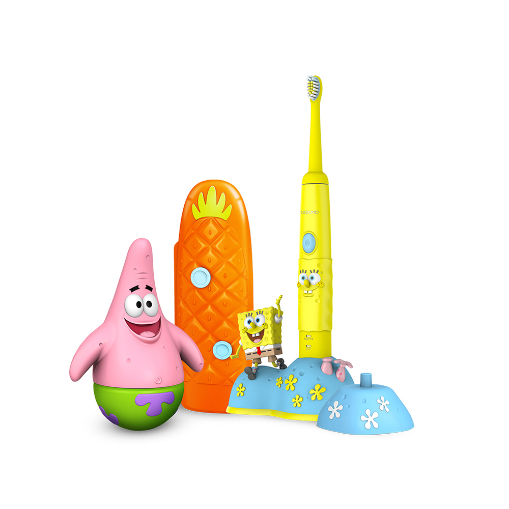力博得 电动牙刷海绵宝宝套装